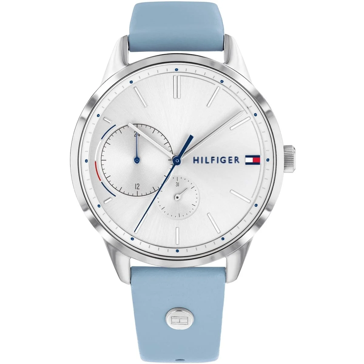 1782023-tommy-hilfiger-watch-women-blue-leather-brooke ساعة تومي هيلفيغر للنساء 1782023 - Image 1