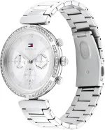 ⁦Tommy Hilfiger Women 1782393 Analog Quartz Watch, Silver, bracelet⁩ - الصورة ⁦2⁩