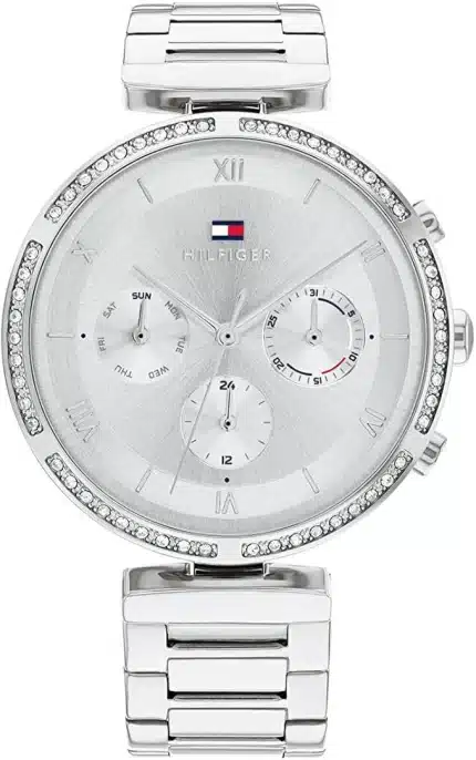 Tommy Hilfiger Women 1782393 Analog Quartz Watch, Silver, bracelet