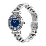 ⁦Emporio Armani Stainless Steel Analog Blue Dial Women's Watch-Ar11627, Band Color:Silver⁩ - الصورة ⁦5⁩