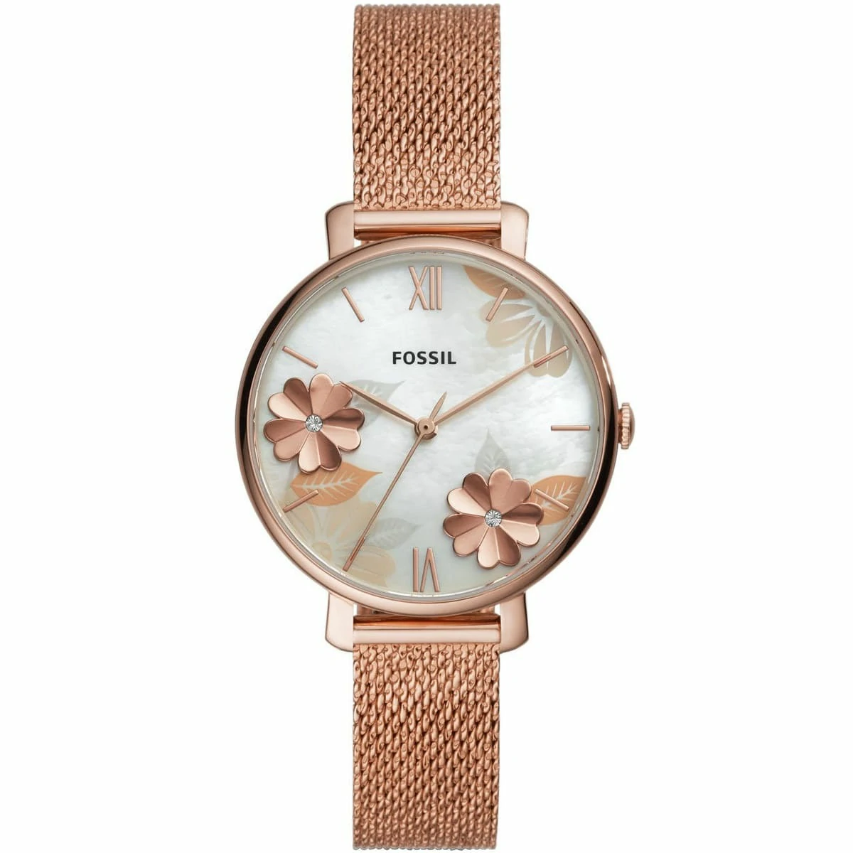 es4534 fossil watch women rose gold metal jacqueline