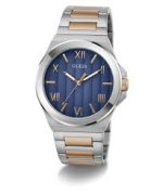 ⁦Vinyl Men’s Two Tone Silver Tone Analog Quartz Stainless Steel Watch GW0789G4 - 44mm⁩ - الصورة ⁦2⁩