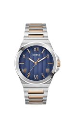 Vinyl Men’s Two Tone Silver Tone Analog Quartz Stainless Steel Watch GW0789G4 - 44mm