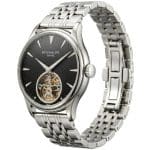 ⁦ساعة باتيك فيليب Patek Philippe رجالي بميناء أسود ونافذة مكشوفة⁩ - الصورة ⁦2⁩