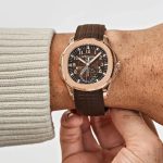 ⁦ساعة باتيك فيليب Patek Philippe رجالي أكوانوت Aquanaut ذهبي وردي⁩ - الصورة ⁦3⁩