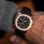 ⁦ساعة باتيك فيليب Patek Philippe رجالي أكوانوت Aquanaut ذهبي وردي⁩ - الصورة ⁦4⁩