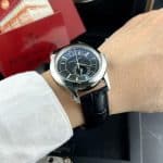 ⁦ساعة باتيك فيليب Patek Philippe رجالي ناوتيلوس Nautilus بميناء أسود⁩ - الصورة ⁦5⁩