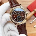 ⁦ساعة باتيك فيليب Patek Philippe رجالي بميناء بني وتوقيت قمري⁩ - الصورة ⁦4⁩