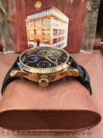 ⁦Patek Philippe Men’s Skeleton Moonphase Silver Watch⁩ - الصورة ⁦3⁩
