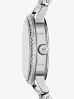 ⁦Women Mini Melissa Pavé Watch MKO1171 – Silver-Tone Stainless Steel⁩ - الصورة ⁦2⁩