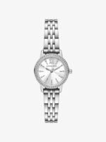 Women Mini Melissa Pavé Watch MKO1171 – Silver-Tone Stainless Steel
