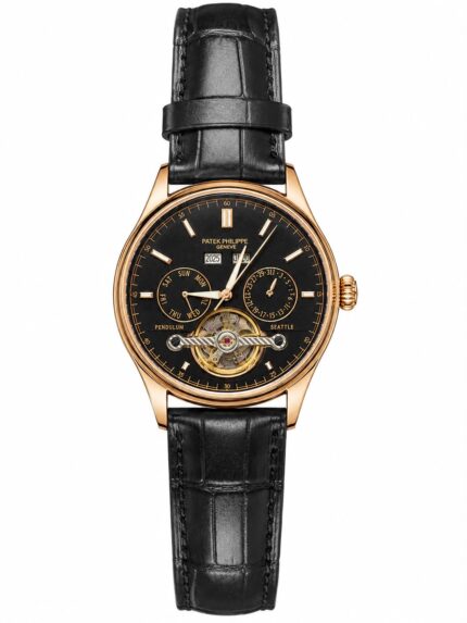 Patek Philippe Men’s Skeleton Dial Rose Gold Tone Watch