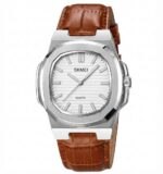 skmei leather analog