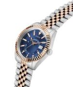 ⁦GUESS Blue Round Dial Analog Men's Watch - GW0977G5⁩ - الصورة ⁦3⁩
