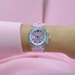 ⁦Guess Pink Dial Women Analog Watch - GW0438L7⁩ - الصورة ⁦2⁩