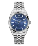 GUESS Blue Round Dial Analog Men's Watch - GW0977G1