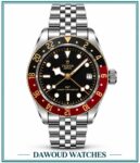 Tudor Black Bay GMT 41mm Jubilee, Black and Burgundy Bezel